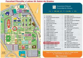 Plano Universidad Alicante