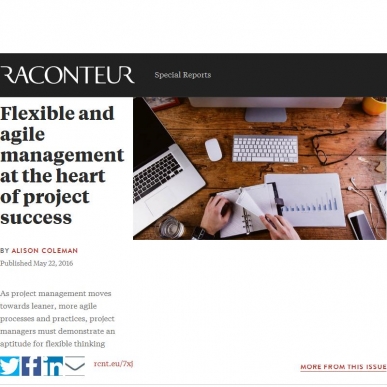 Flexible and agile management at the heart of project success | Raconteur.net
