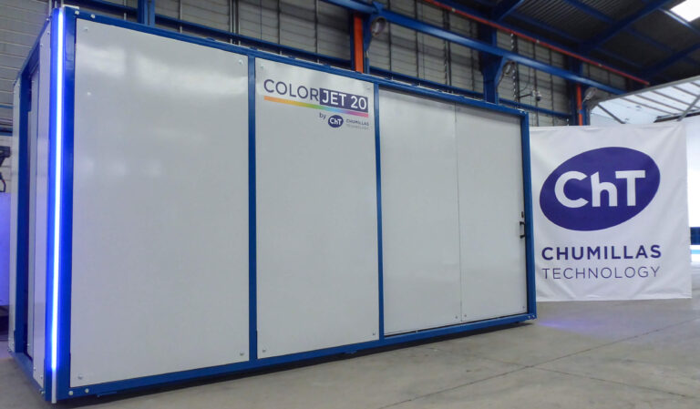 CHUMILLAS TECHNOLOOGY instala el COLORJET 20 en la nueva línea de producción de HALCÓN CERÁMICAS