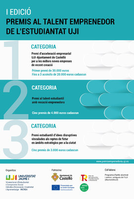 bases convocatoria Premios talento UJI - Ayuntamiento Castell�n 2022