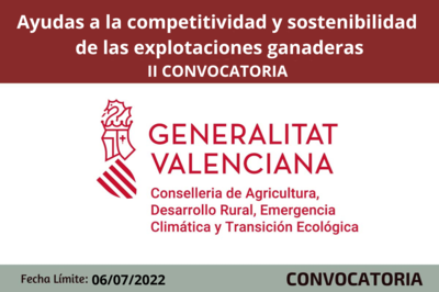 Ayudas a las explotaciones ganaderas CV 2022