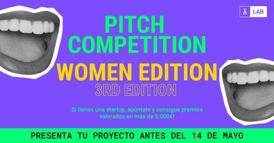 3 Pitch Competition Women Edition