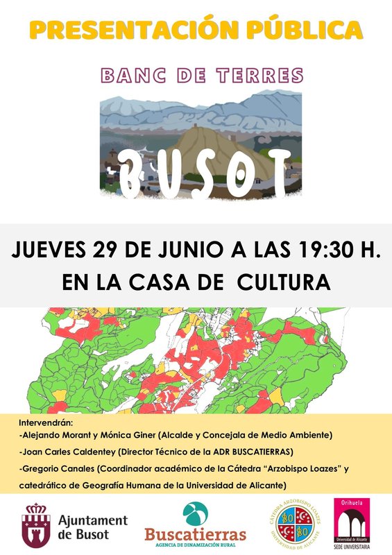 Presentación Banco de Tierras en Bussot