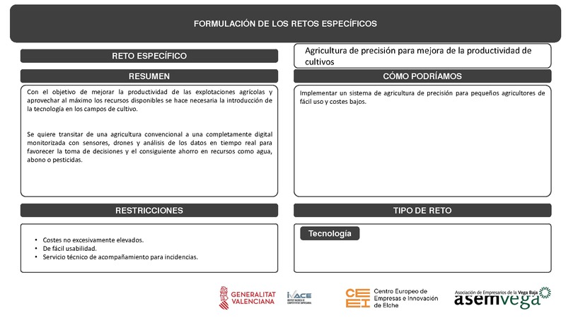 Agricultura de precisi�n para mejora de la productividad de cultivos