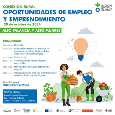 Evento presencial en Viver (Castellón): conexión rural