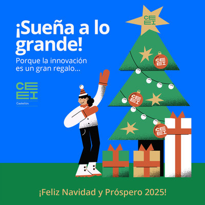 CEEI Castelln os desea feliz Navidad y un nuevo ao lleno de oportunidades