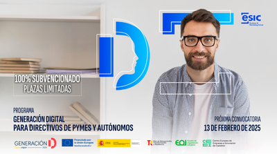 Programa de formacin gratuita: "Generacin digital para directivos de pymes y autnomos"