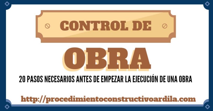 Control de obra