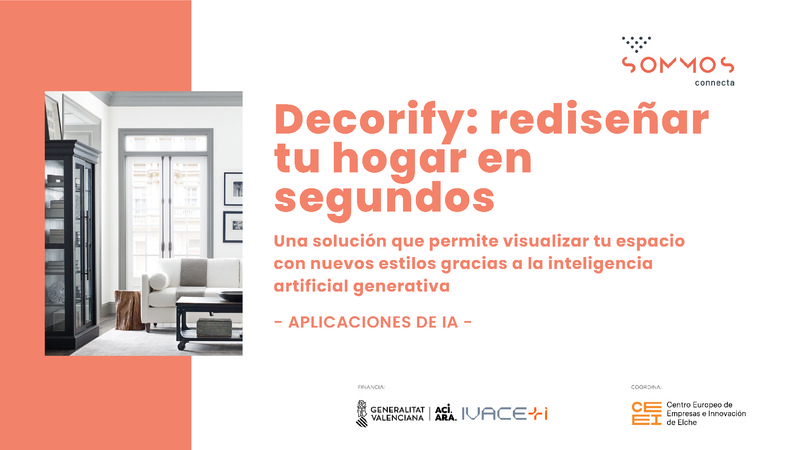 Decorify, una solución que permite visualizar tu espacio con nuevos estilos gracias a la inteligencia
artificial generativa