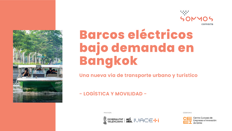 Barcos eléctricos bajo demanda, una nueva vía de transporte urbano y turístico