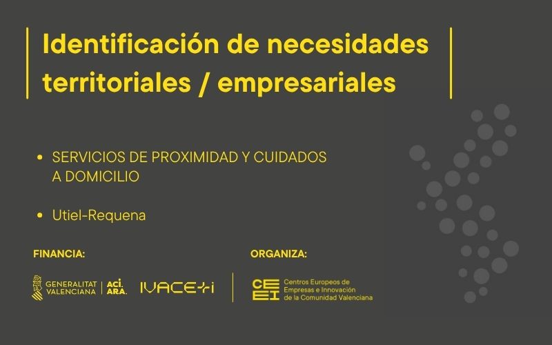 Servicios de proximidad y cuidados a domicilio