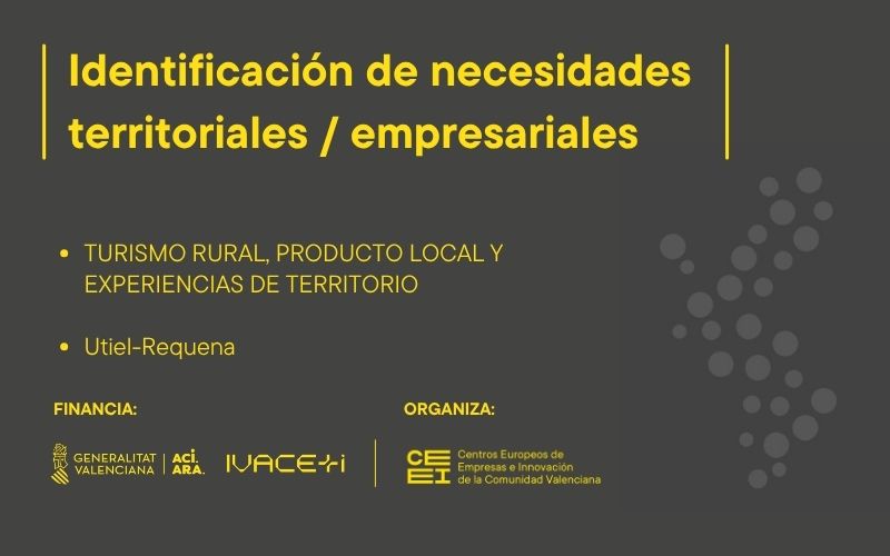 Turismo rural, producto local y experiencias de territorio