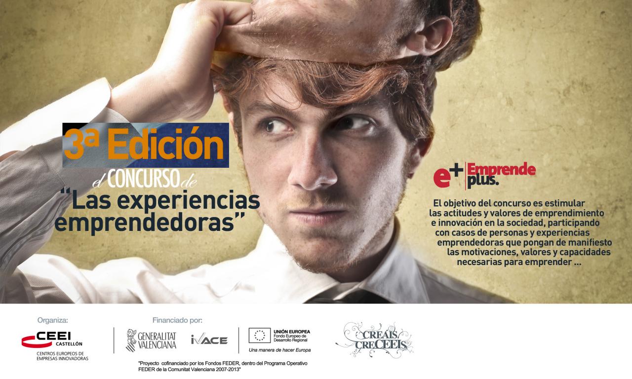 3ª Edición Concurso "Las experiencias emprendedoras"