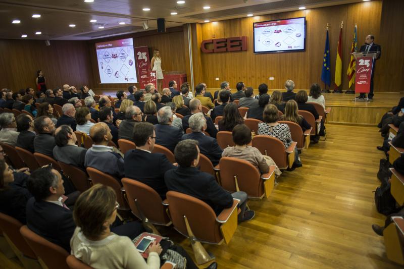 Jesús Casanova en el 25 aniversario de CEEI Valencia