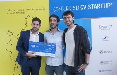 Entrega de premios Concurso 5U CV Startup