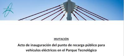 Inauguracin de un Punto de Recarga Elctrica en el Parque Tecnolgico