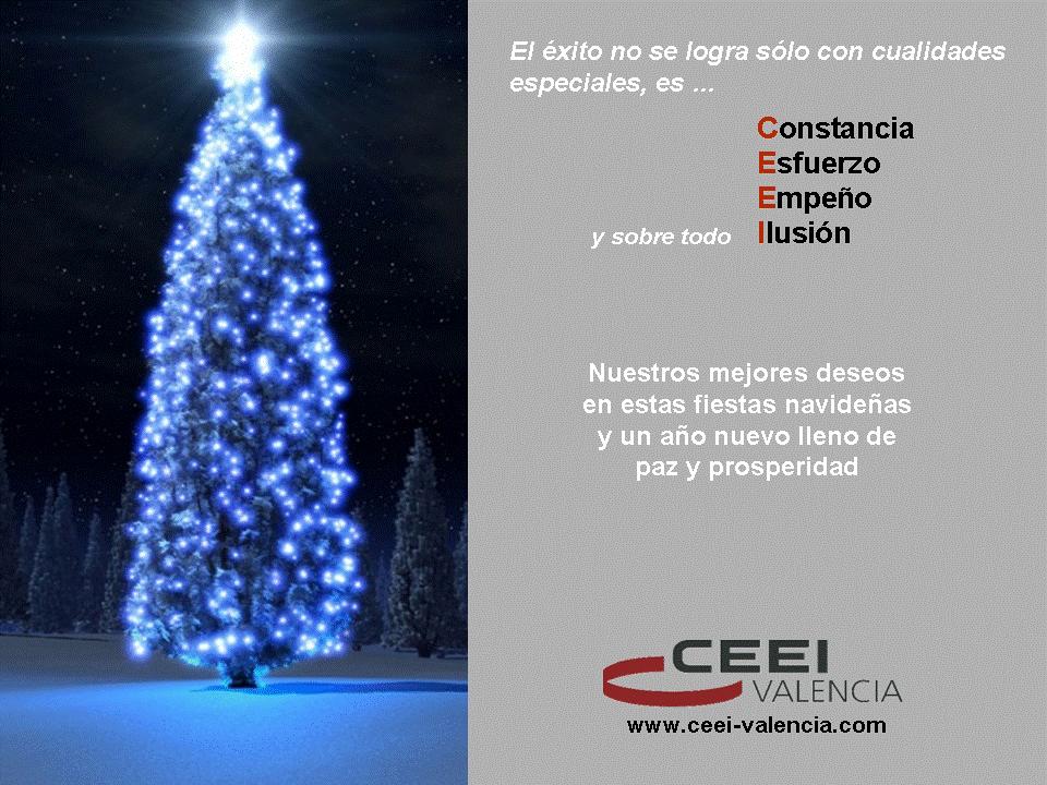 Felicitaci�n de Navidad de CEEI Valencia