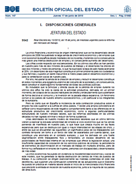 R.Decreto-ley 10/2010 