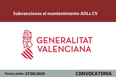 subvenciones destinadas a financiar el mantenimiento de los agentes de empleo y desarrollo local CV