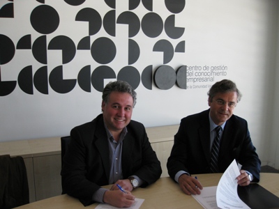 Firma convenio colaboración con CGCE