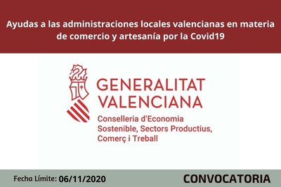 Ayudas  en materia de comercio y artesan�a por la Covid19