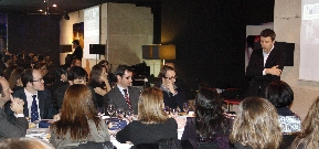 Salvador Mas expone el caso de xito de Openfinance en una cena de networking con ex alumnos de la FEBF