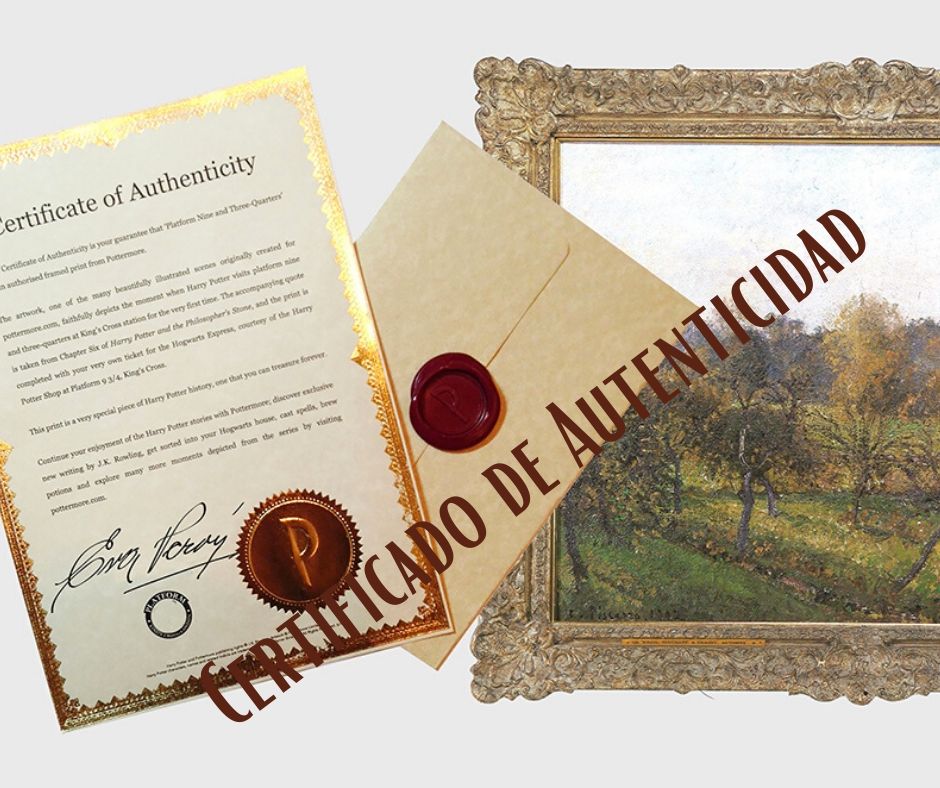certificado de autenticidad