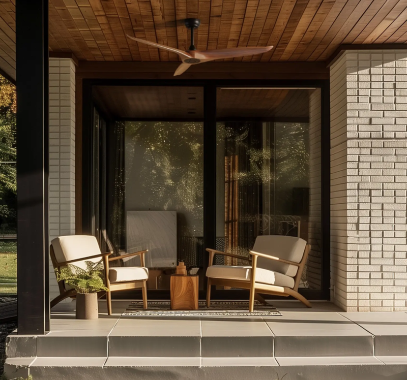 Mantn tu terraza fresca con el  Ventilador de techo para exterior - Enrique Iluminacin